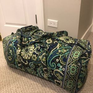 Vera Bradley XL Duffel Bag- Rhythm & Blues Paisley